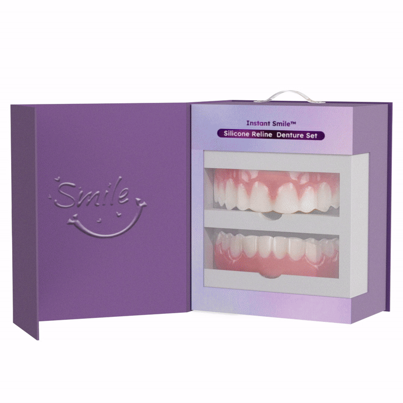 ✅Official Store | Instant Smile™ Silicone Reline Denture Set