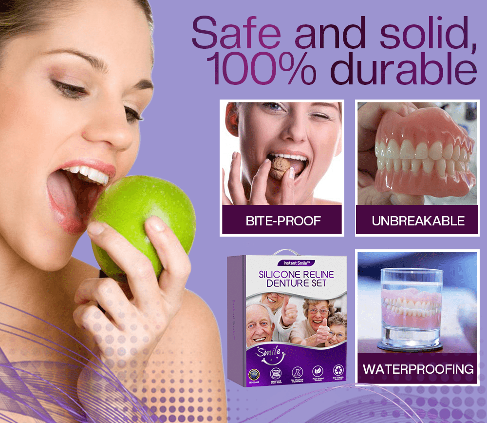 ✅Official Store | Instant Smile™ Silicone Reline Denture Set