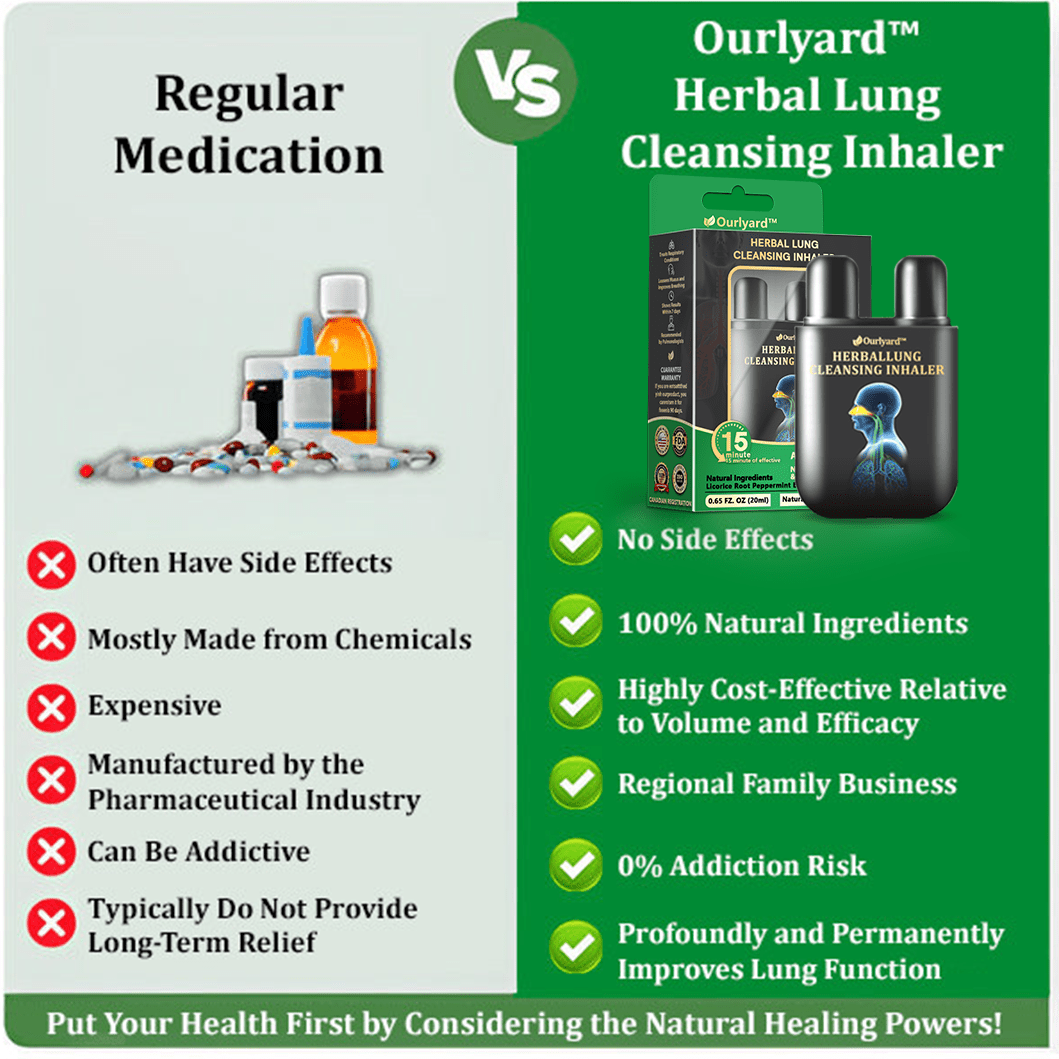 💜✅Official Store:Ourlyard® Herbal Lung Cleansing Inhaler👨‍⚕️FDA Certification(💝 Cough, wheezing, shortness of breath, sputum, stuffy nose, bronchitis, bronchitis, allergy symptoms, lung discomfort💝)