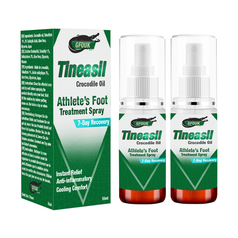 GFOUK™ Tineasil Athlete's Foot Crocodile Oil Treatment Spray