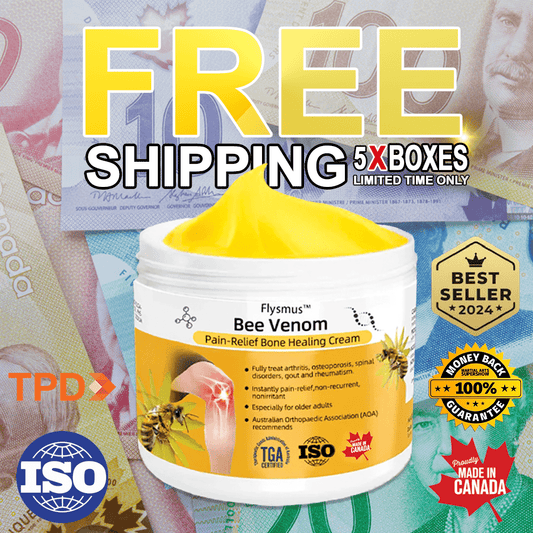 Flysmus™ Bee Venom Pain-Relief Bone Healing Cream(𝑷𝒓𝒐𝒗𝒊𝒅𝒆𝒔 𝒑𝒂𝒊𝒏 𝒆𝒍𝒊𝒎𝒊𝒏𝒂𝒕𝒆 𝒇𝒐𝒓 𝑨𝒓𝒕𝒉𝒓𝒊𝒕𝒊𝒔, 𝑴𝒖𝒔𝒄𝒍𝒆, 𝑩𝒂𝒄𝒌 𝑷𝒂𝒊𝒏, 𝑲𝒏𝒆𝒆𝒔, 𝑩𝒂𝒄𝒌, 𝑺𝒉𝒐𝒖𝒍𝒅𝒆𝒓𝒔, 𝑯𝒊𝒑𝒔, 𝑾𝒓𝒊𝒔𝒕𝒔, 𝑯𝒂𝒏𝒅𝒔)🏆