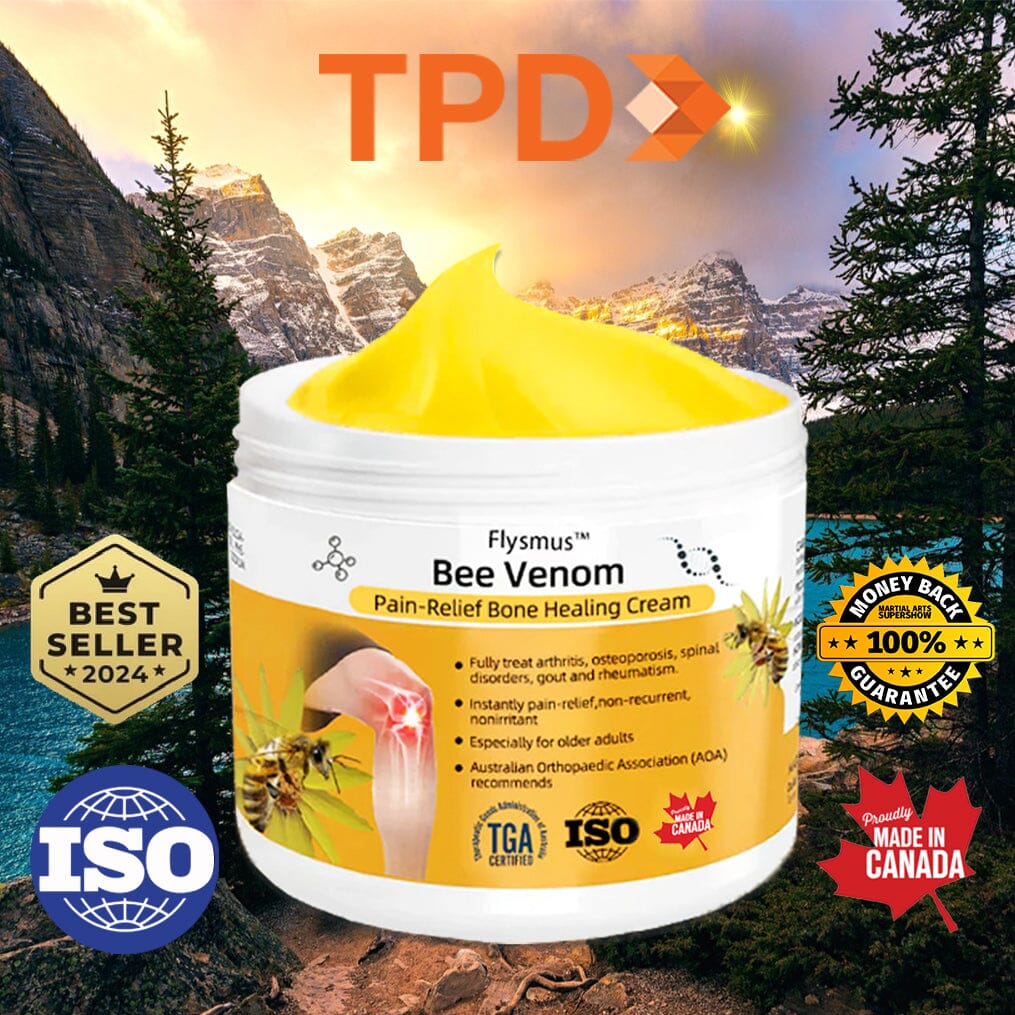 Flysmus™ Bee Venom Pain-Relief Bone Healing Cream(𝑷𝒓𝒐𝒗𝒊𝒅𝒆𝒔 𝒑𝒂𝒊𝒏 𝒆𝒍𝒊𝒎𝒊𝒏𝒂𝒕𝒆 𝒇𝒐𝒓 𝑨𝒓𝒕𝒉𝒓𝒊𝒕𝒊𝒔, 𝑴𝒖𝒔𝒄𝒍𝒆, 𝑩𝒂𝒄𝒌 𝑷𝒂𝒊𝒏, 𝑲𝒏𝒆𝒆𝒔, 𝑩𝒂𝒄𝒌, 𝑺𝒉𝒐𝒖𝒍𝒅𝒆𝒓𝒔, 𝑯𝒊𝒑𝒔, 𝑾𝒓𝒊𝒔𝒕𝒔, 𝑯𝒂𝒏𝒅𝒔)🐝