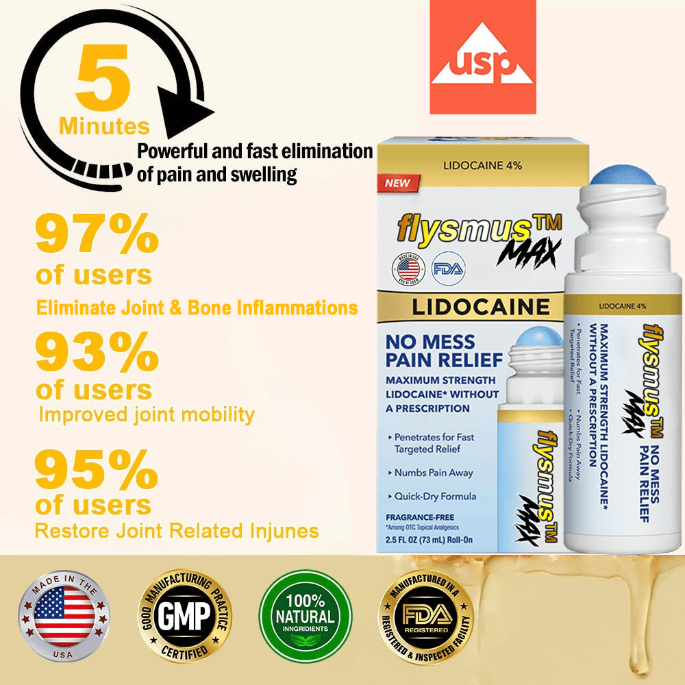 ✅Official Store: flysmus™ Lidocaine Scar-Free Pain Relief Healing Liquid👨‍⚕️USA Osteopathic Medical Association （AAOS）Approved(Reducing joint swelling, pain, stiffness, redness, warmth, soreness,  joint fatigue and remove scars)